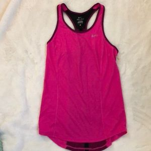 Nike Dry Fit - hot pink work out tank. Size small
